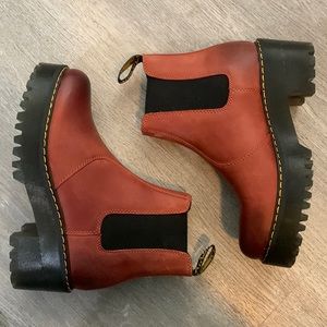 Brick Red Rometty Platform Doc Marten’s